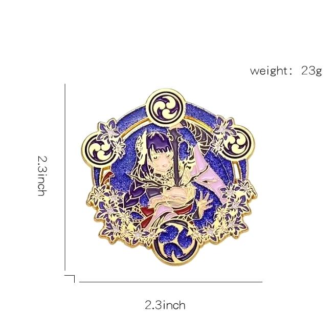 enamel pin game series japan enamel genshin impact