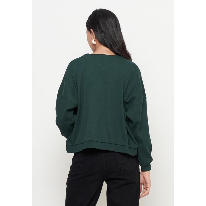 Geela Official - Geela Cardigan Rib Racing Green (G.6207) - Cardigan Original Best Seller