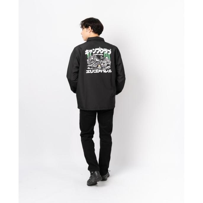 Erigo Coach Jacket Fuzzy Black Unisex Original Best Seller