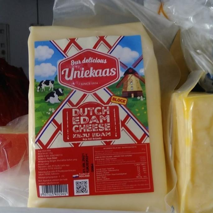 Uniekaas Block Cheese Keju Edam Blok Belanda Holland Olahan Susu Halal