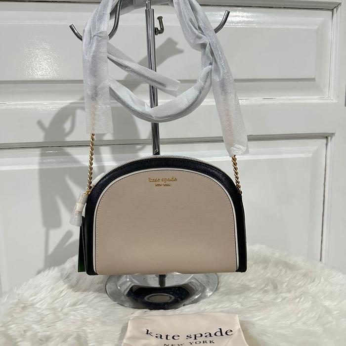 tas wanita ks morgan double zip dome crossbody earthenwar in