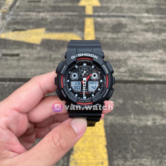 Casio Gshock GA 100-1A4 / GA100-1A4 Second Original
