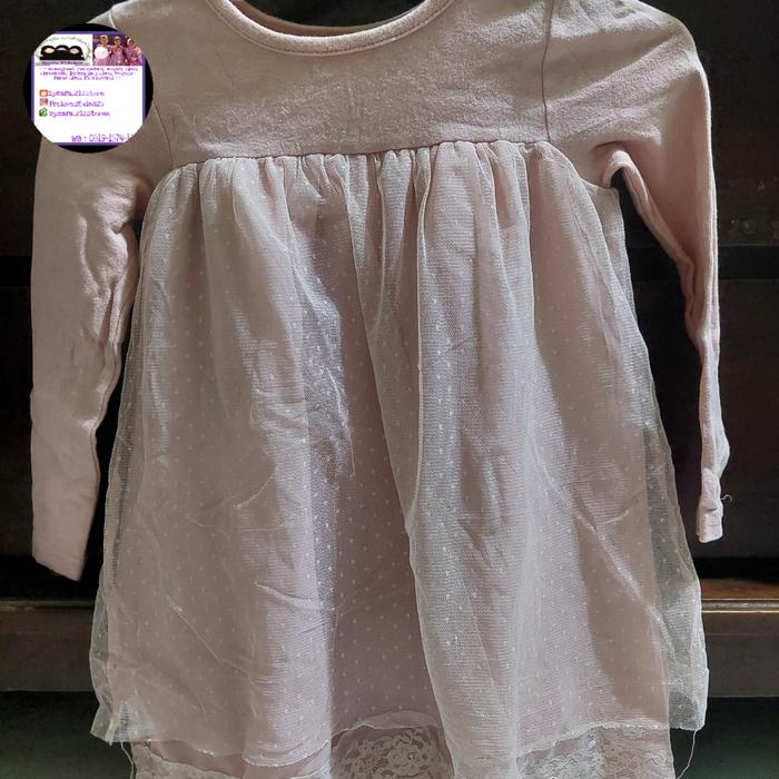 Dress anak warna pink (pl)