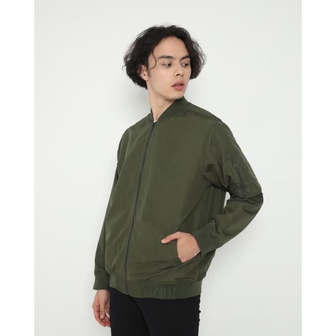 Outerwear Unisex Erigo Bomber Moxie Taslan Olive Original Best Seller