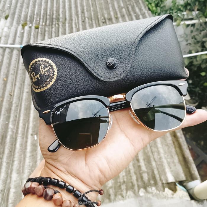 Rayban clubmaster RB.3016 lensa polarized size 51[]21 ces orjinal