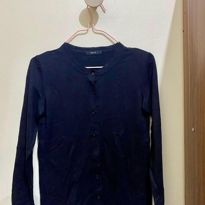 cardigan hitam second cakep