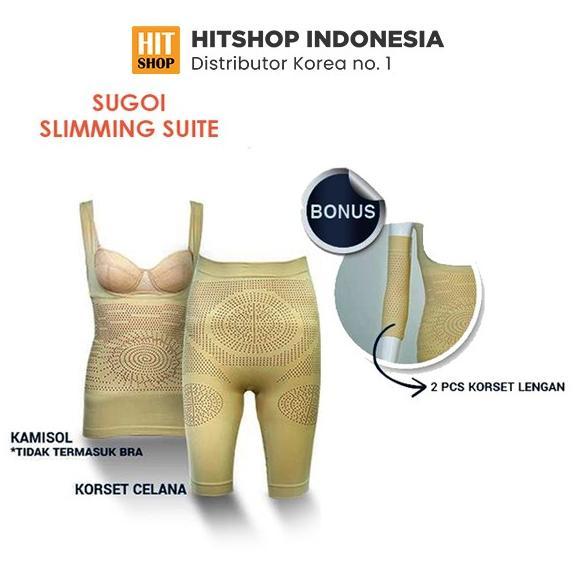 Sugoi Slimming Suit - Korset/Pelangsing Perut/Pembentuk Badan Tourmali