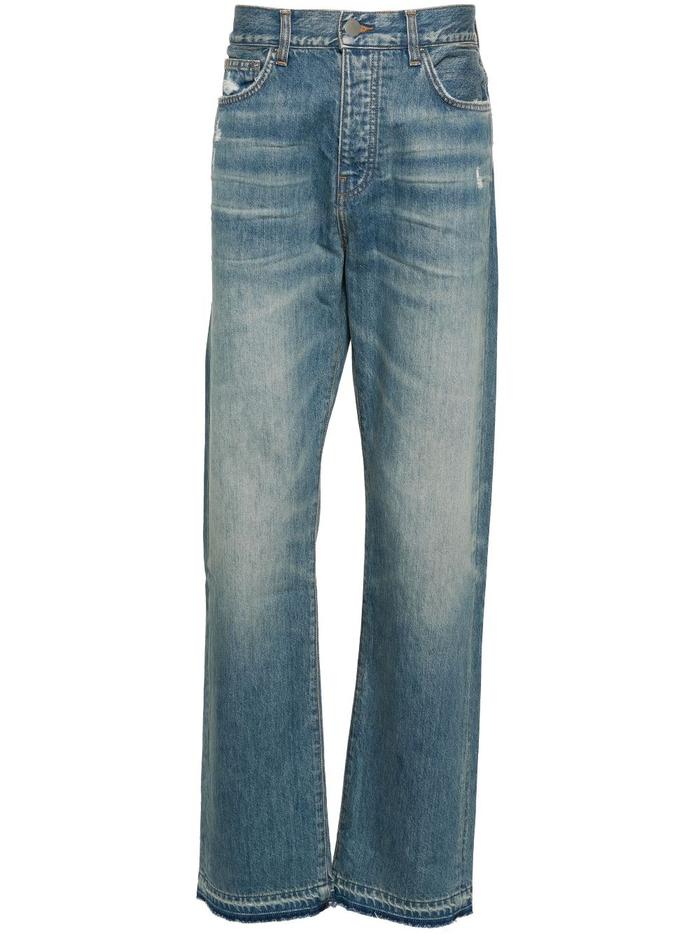 AMIRI distressed straight-leg jeans