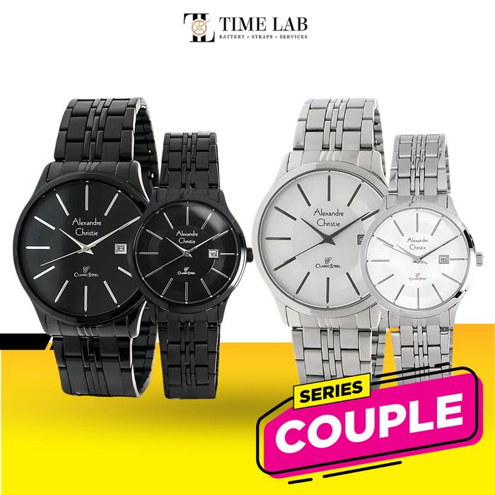 JAM TANGAN COUPLE ALEXANDRE CHRISTIE AC8348 / AC 8348 / AC8348LD / AC8348MD ORIGINAL