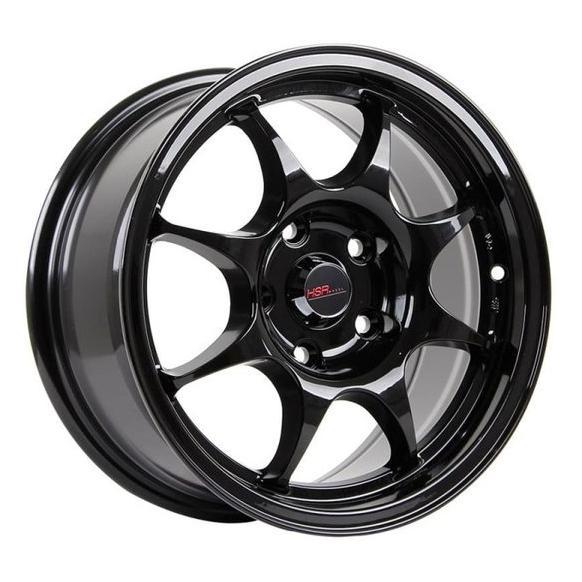 Velg mobil ring 15 HSR KEEROM Velg R15 pcd 5x114 Black
