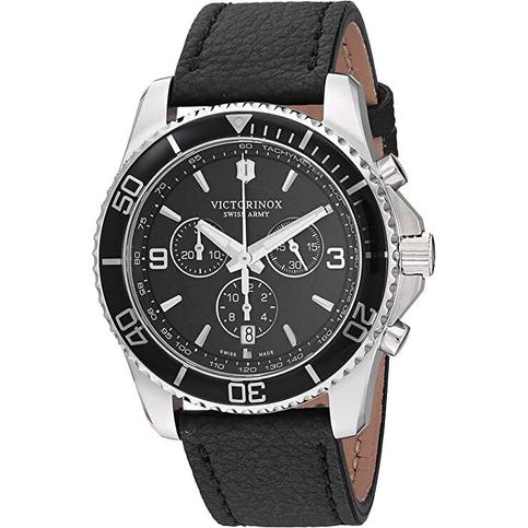 VICTORINOX  Maverick Men's Black Dial Chronograph Watch 241864