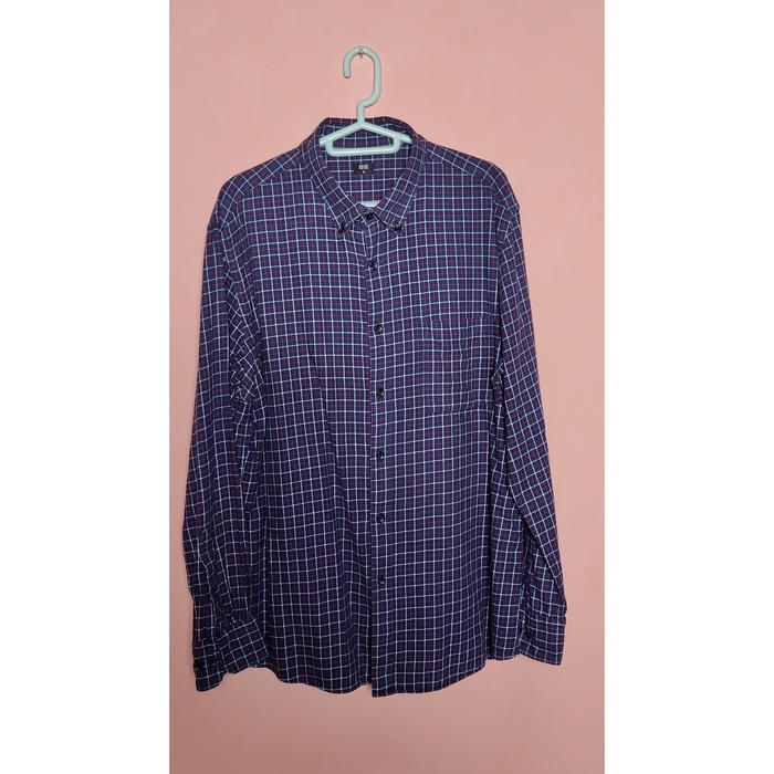 Kemeja Flanel Uniqlo Original Second