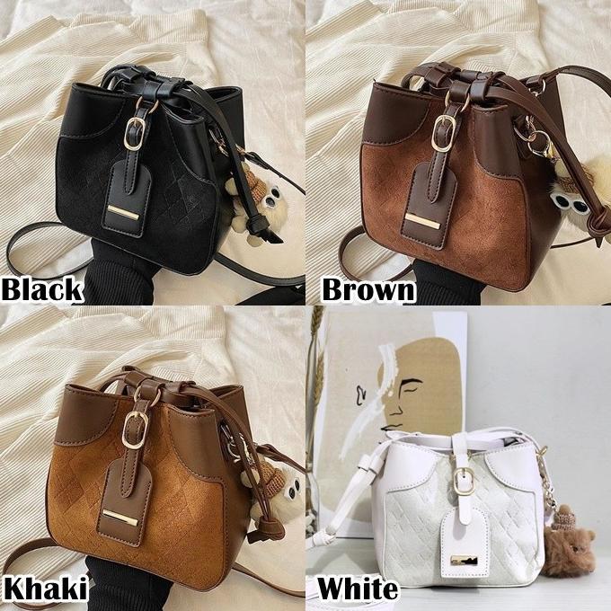 Sling Bag GD58146 Tas Serut Selempang Wanita Gantungan Lucu Import terlaris
