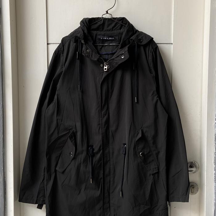 ZARA MAN Black Parka Jacket
