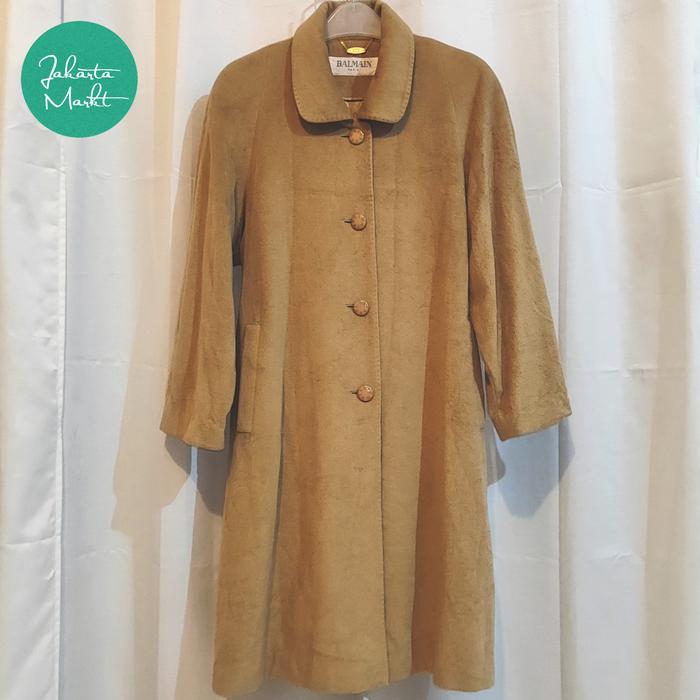 Long Winter Coat - Mantel Bulu Musim Dingin - Original Brand BALMAIN Paris