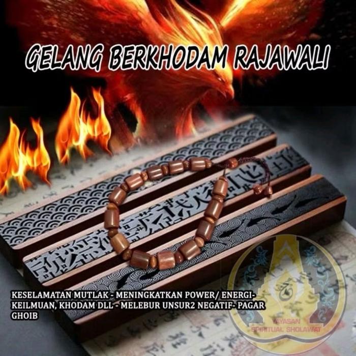Kokka Gelang Model Kima Coklat Khodam Rajawali Motif Hitam Cantik Untuk Keselamatan Mutlak & Meningk