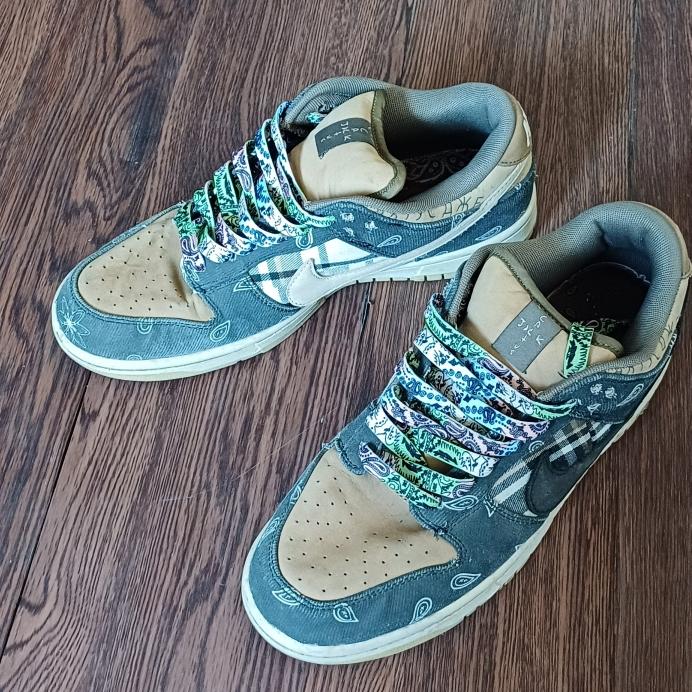 sepatu n*ke SB dunk low travis scott cactus jack size 43 second