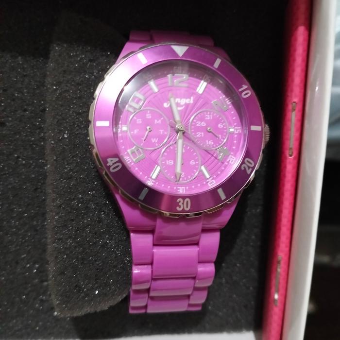 Preloved arloji ANGEL WATCH lengkap ada box & bukunya, kondisi mulus.