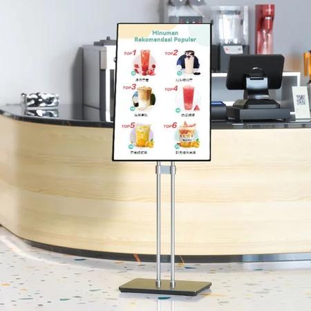 Standing Poster Slim Light Box LED Display A2 LED Papan Menu LED