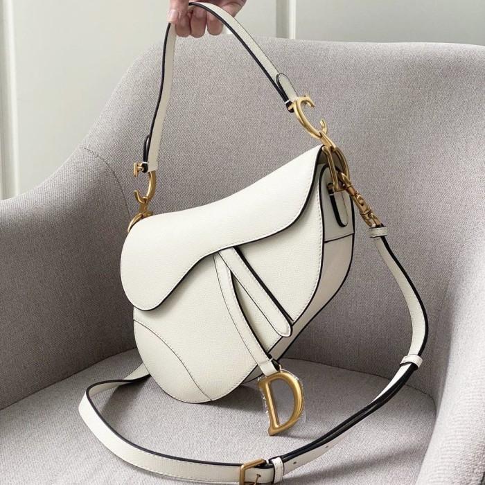 Dior Saddle Medium Latte GHW