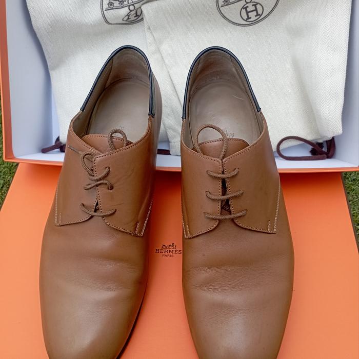 HERMES FORMAL OXFORD/SECOND BRANDED/100%ORI