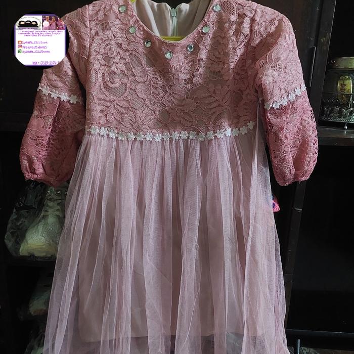 Dress brukat tutu pink (pl)