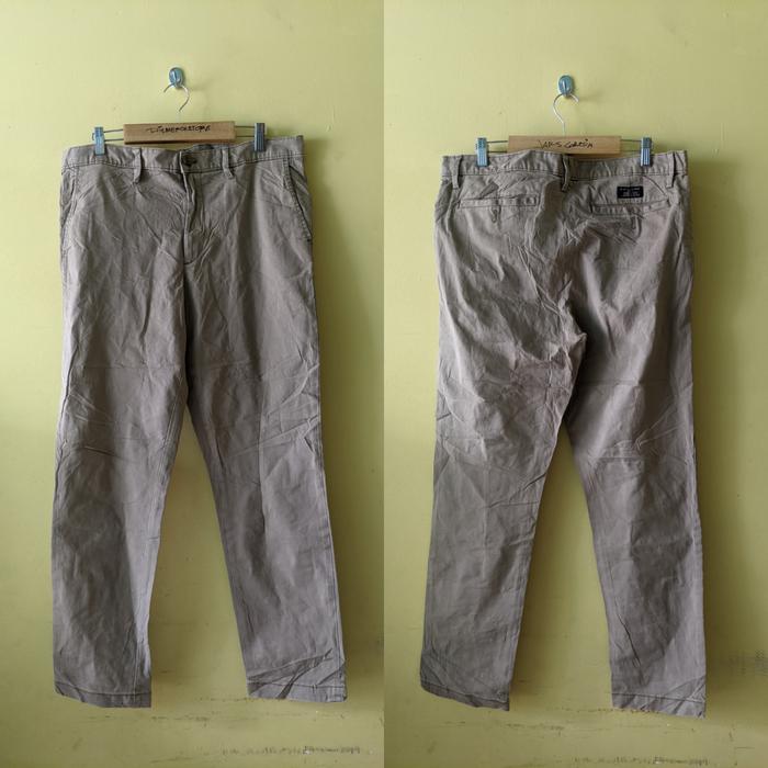 (Celana Branded) Banana Republic Men's Slim Lived In Acorn Chino Long Pants