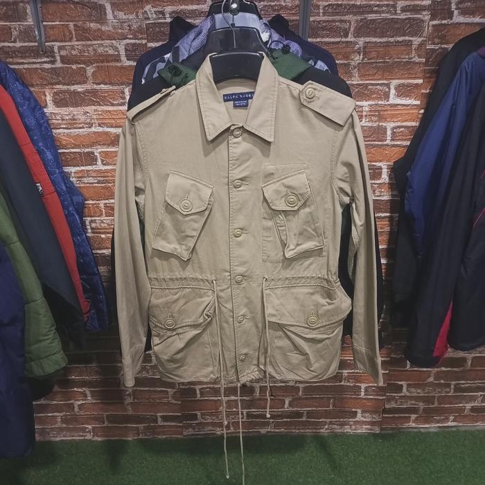 Jaket parka coat POLO RALPH LAUREN spring multi pocket sz L