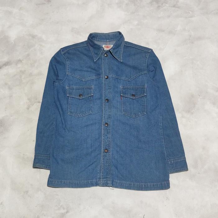 kemeja denin denim jeans trucker big john bekas