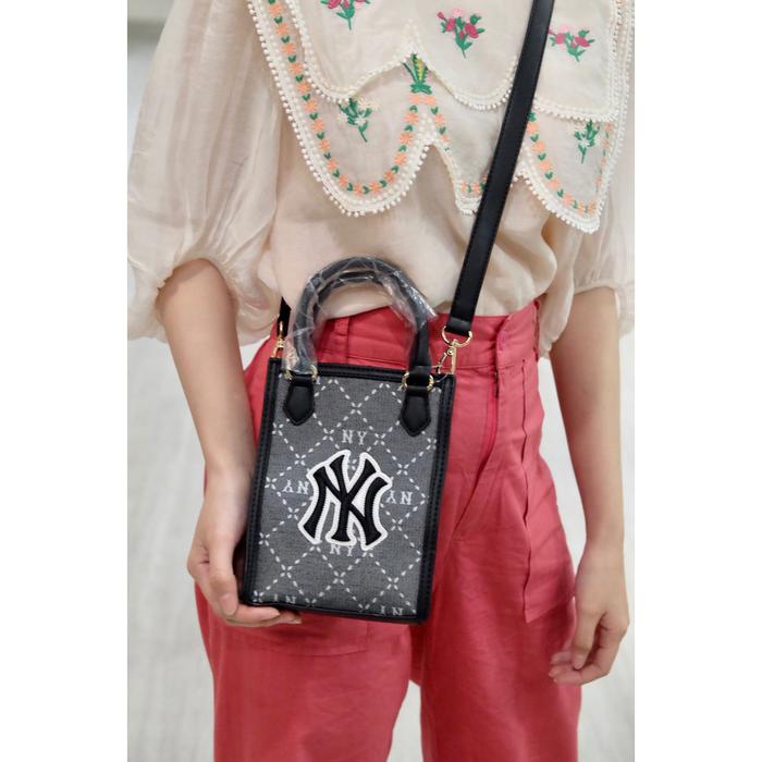 MLB Mono Jacquard Phone Bag Grey