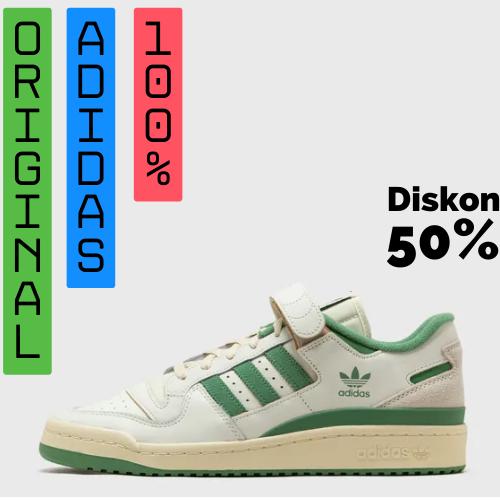 Sepatu Adidas Forum 84 Low - IG3773 - Green / White / Multicolor