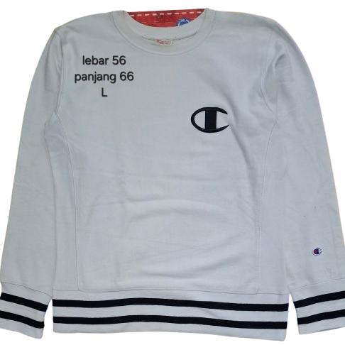 sweater crewneck champion putih taq vintage original