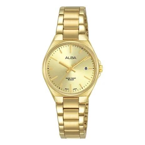 Alba AN8082X1 Gold Dial Ladies Watch