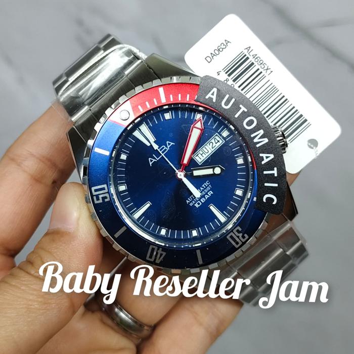 Jam Tangan Alba Men Automatic AL4695 AL4695X1 Original Garansi Resmi