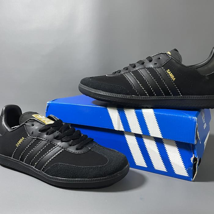 adidas samba og triple black gum