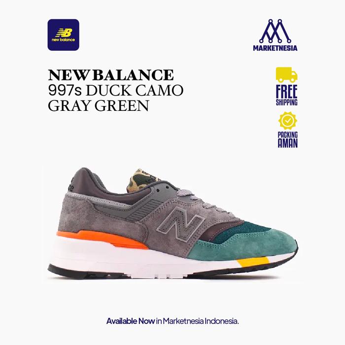 New Balance 997s Duck Camo Gray Green 100% Original BNIB