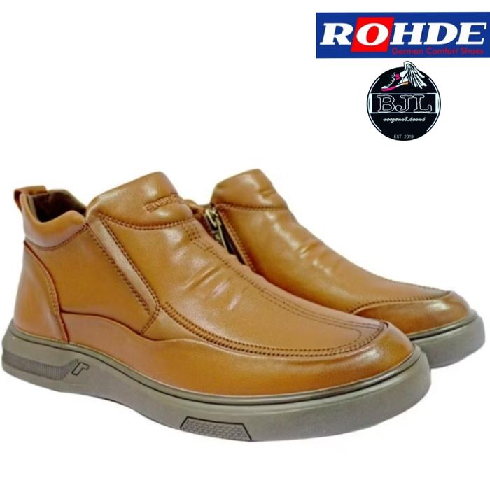 sepatu boots rohde 7207 brown original kulit asli