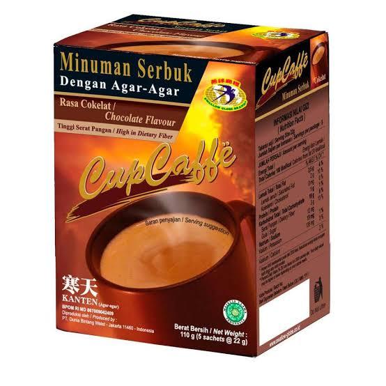 Minuman Serbuk Dengan Agar Agar Cup Caffe Box