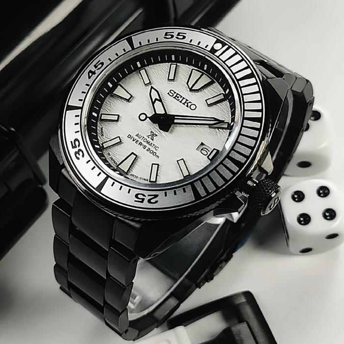Seiko mod white paradox samurai limited edition