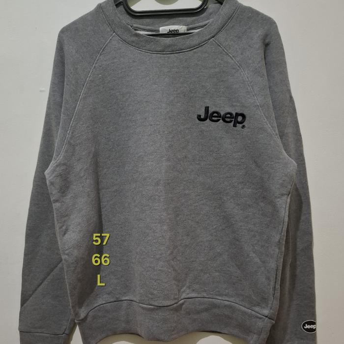 SWEATER CREWNECK JEEP ABU ABU ORIGINAL 2ND