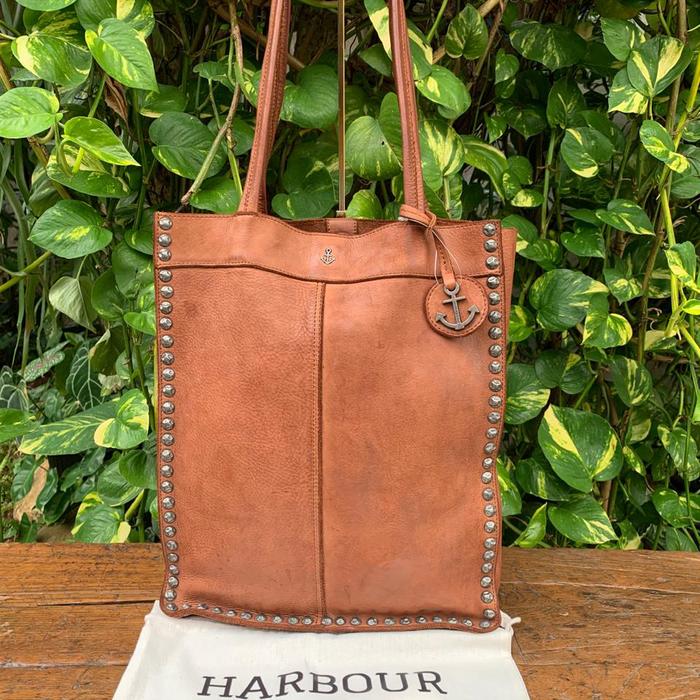 Harbour 2nd Lotte Stude Tote Bag Cognac