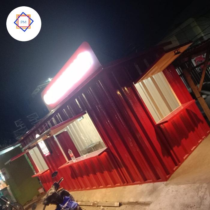 booth semi container bondek 08