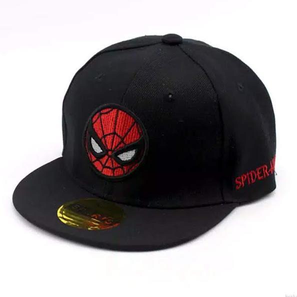 Ready Stok Topi Baseball Anak Laki Laki Peremuan Unisex Spiderman Pelindung Matahari Marvel