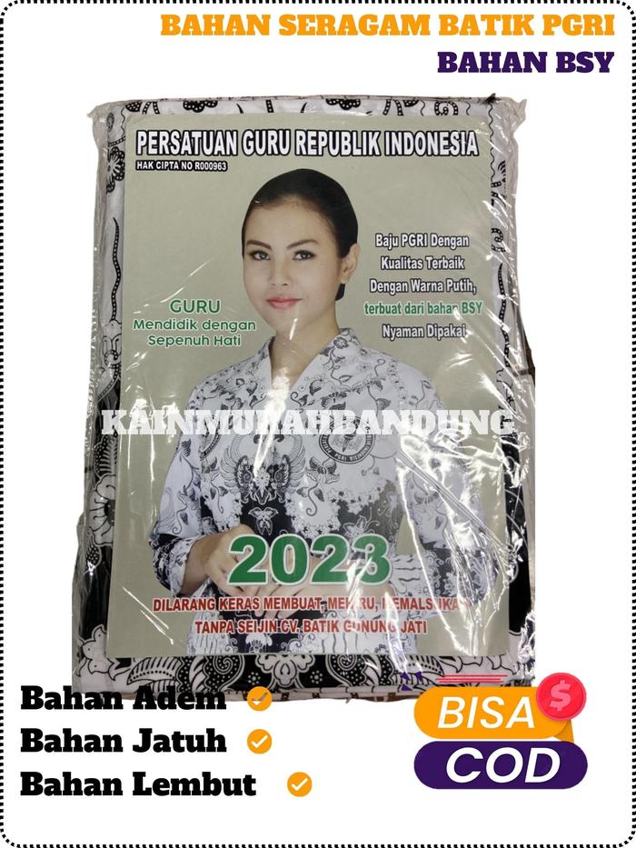 Bahan Kain Seragam PGRI pria dan wanita terbaru baju batik PGRI / Kain Batik Pgri / Bahan Kain Batik