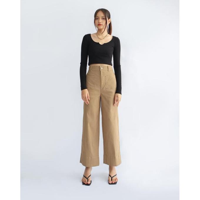 KAIAHATI - Gaia Twill Pants Khaki