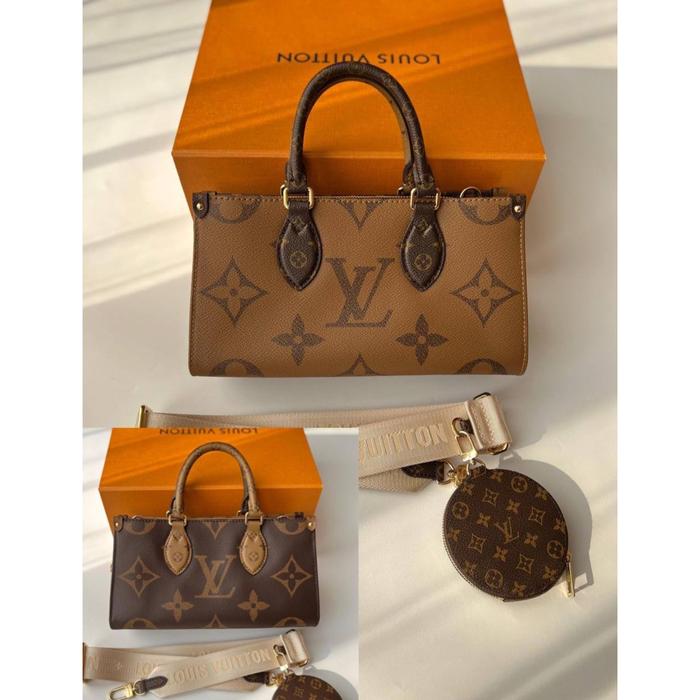 Louis Vuitton LV On The Go / OTG Bag East West Reverse Monogram
