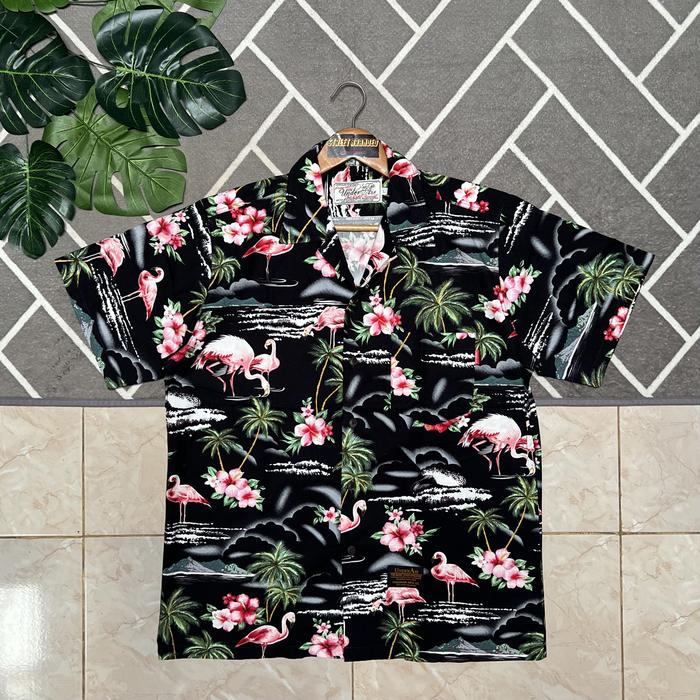 Kemeja Hawai The Under Air | The Under Air Hawaiian Shirt | Kemeja Katun | Kemeja Hawai Flamingo | K