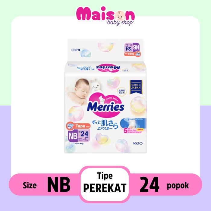Merries Newborn Tape Newborn 24 NB24 NB 24 diapers popok bayi lahir