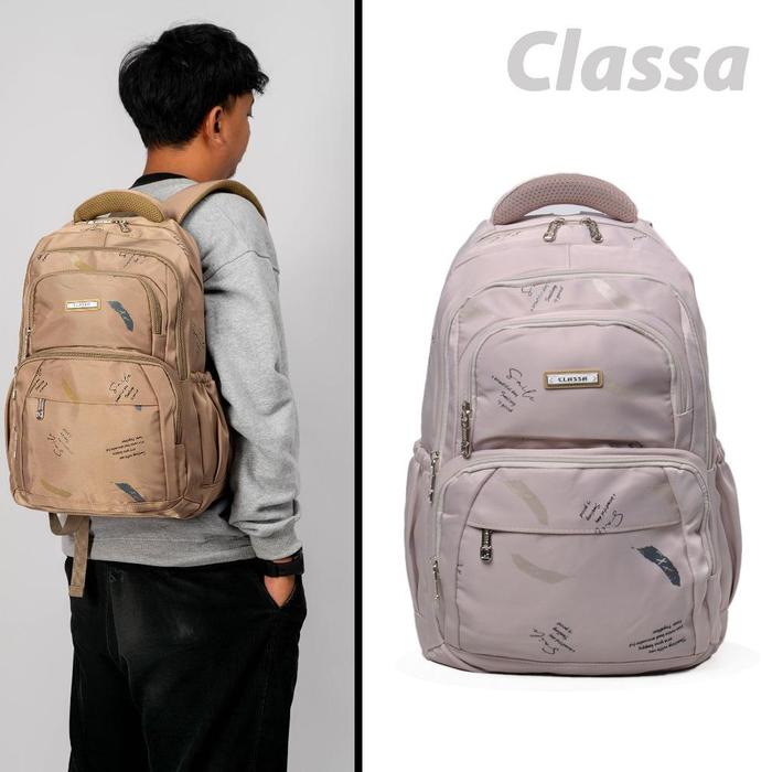 Classa Tas Ransel Sekolah Tas Casual Backpack Laptop A3907
