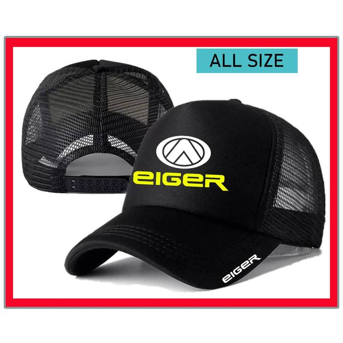 Ready Stok TOPI TRUCKER JARING PRIA DEWASA 2021 DESIGN GAMBAR KEREN LOGO EIGER